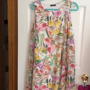 NWOT Floral Chiffon Dress